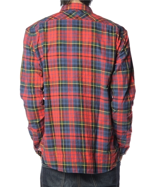 R.NEWBOLD（アールニューボールド）の「FLANNEL SHIRT/CHECK/LS/205630（シャツ/ブラウス・メンズ・グレー/レッド・MEDIUM/LARGE/X-LARGE）」の4枚目の写真