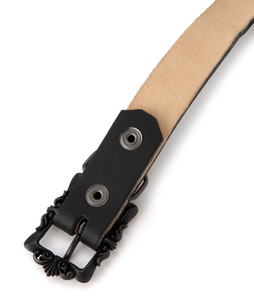 B印 YOSHIDA(BEAMS×PORTER)（ビージルシヨシダ）の「Wendy's & foot the coacher ARABESQUE BELT（ベルト・メンズ・ブラック×シルバー/ブラック×ゴールド/ブラック×ブラック・ONE SIZE）」の7枚目の写真