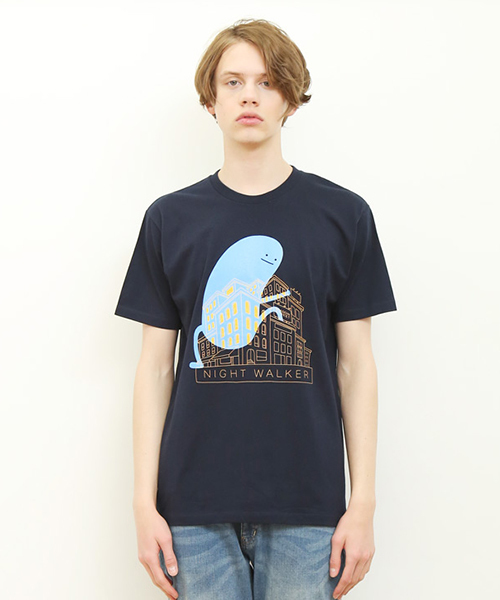 Graniph デザイン ティーシャツ ストア グラニフ の ベーシックtシャツ ビューティフルシャドーナイトウォーカー Tシャツ カットソー Wear