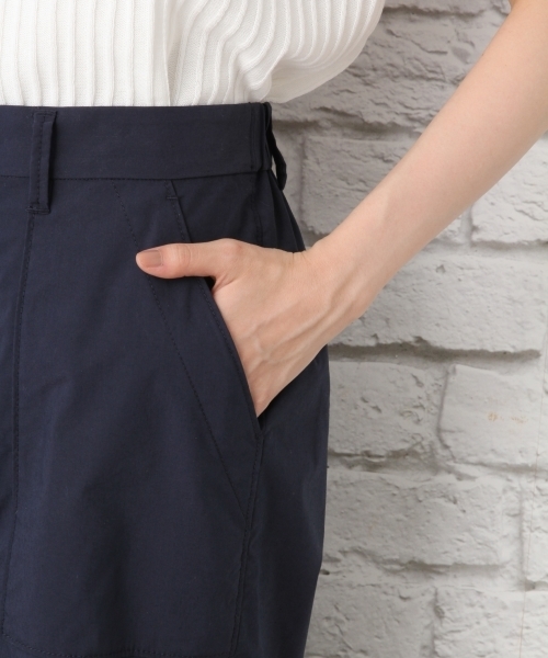 LEPSIM（レプシィム）の「コットンリネンワークテーパードパンツ　747165（その他パンツ・レディース・カーキ/ネイビー・LARGE/MEDIUM）」の8枚目の写真