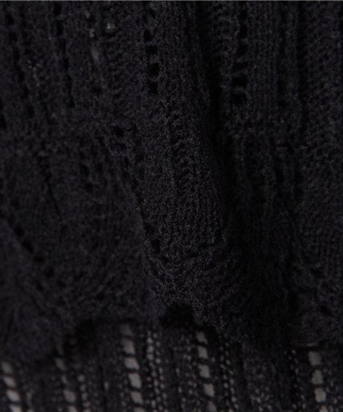 archives（アルシーヴ）の「2段フリルキャミ（ニット/セーター・レディース・ブラック/ワイン/グレー・MEDIUM）」の8枚目の写真