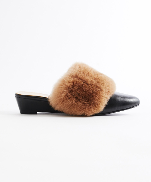 PICHE ABAHOUSE(ピシェ アバハウス)の「【販売店舗限定】ファーミュール(サンダル・レディース・ブラック/ブラウン/カーキ・SMALL/MEDIUM/LARGE)」の6枚目の写真