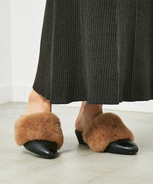 PICHE ABAHOUSE(ピシェ アバハウス)の「【販売店舗限定】ファーミュール(サンダル・レディース・ブラック/ブラウン/カーキ・SMALL/MEDIUM/LARGE)」の14枚目の写真