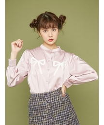 merry jenny | ラフリボンブラウス(シャツ/ブラウス)