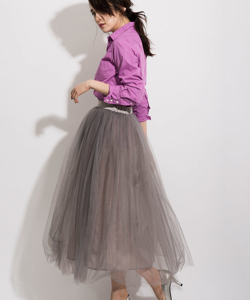 The Virgnia ザ ヴァージニア の チュールボリュームスカート スカート Wear