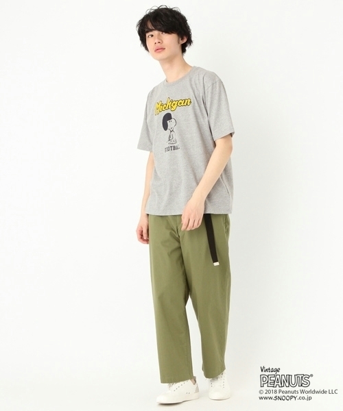 niko and...（ニコアンド）の「ピーナッツプリントTシャツ【niko and ...】（Tシャツ/カットソー・メンズ・ネイビー/グレー/オフホワイト/イエロー・MEDIUM/LARGE）」の7枚目の写真