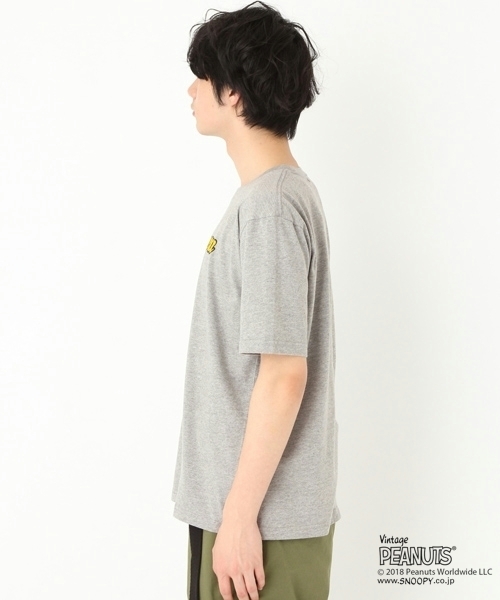 niko and...（ニコアンド）の「ピーナッツプリントTシャツ【niko and ...】（Tシャツ/カットソー・メンズ・ネイビー/グレー/オフホワイト/イエロー・MEDIUM/LARGE）」の11枚目の写真