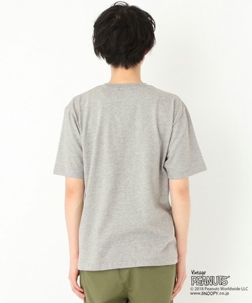 niko and...（ニコアンド）の「ピーナッツプリントTシャツ【niko and ...】（Tシャツ/カットソー・メンズ・ネイビー/グレー/オフホワイト/イエロー・MEDIUM/LARGE）」の12枚目の写真