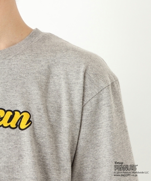 niko and...（ニコアンド）の「ピーナッツプリントTシャツ【niko and ...】（Tシャツ/カットソー・メンズ・ネイビー/グレー/オフホワイト/イエロー・MEDIUM/LARGE）」の13枚目の写真