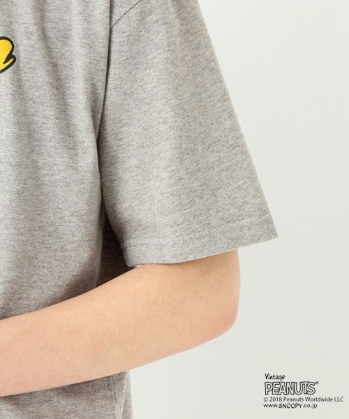 niko and...（ニコアンド）の「ピーナッツプリントTシャツ【niko and ...】（Tシャツ/カットソー・メンズ・ネイビー/グレー/オフホワイト/イエロー・MEDIUM/LARGE）」の14枚目の写真