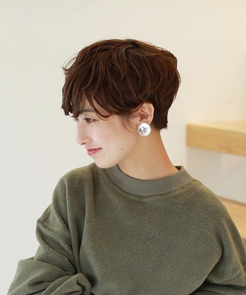 TODAYFUL（トゥデイフル）の「ニュアンスプレートイヤリング（イヤリング・レディース・シルバー/ゴールド・FREE）」の3枚目の写真