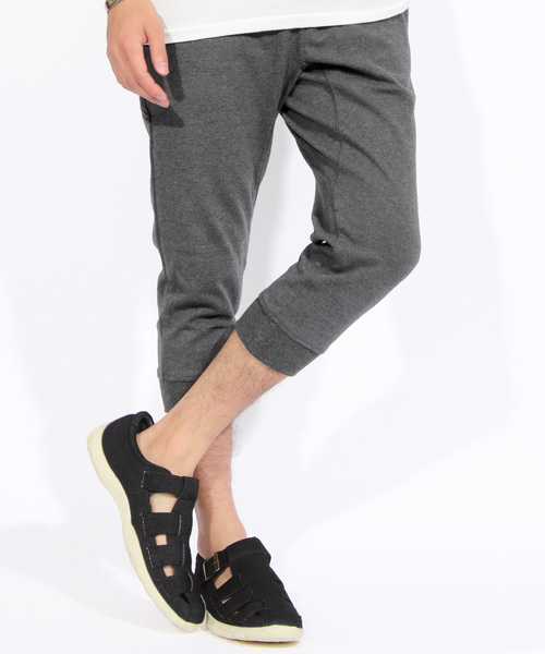 ８(eight)（エイト）の「ジョガー クロップドパンツ スウェット（その他パンツ・メンズ・チャコールグレー/ネイビー/カーキ/ホワイト/ブラック/グレー・MEDIUM/LARGE/X-LARGE）」の4枚目の写真