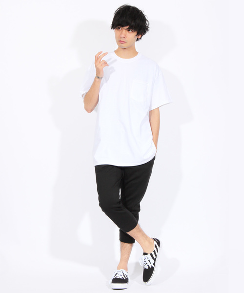 ８(eight)（エイト）の「ジョガー クロップドパンツ スウェット（その他パンツ・メンズ・チャコールグレー/ネイビー/カーキ/ホワイト/ブラック/グレー・MEDIUM/LARGE/X-LARGE）」の8枚目の写真