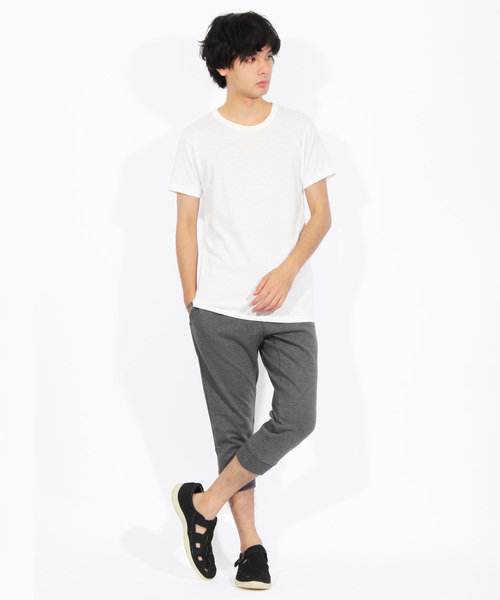 ８(eight)（エイト）の「ジョガー クロップドパンツ スウェット（その他パンツ・メンズ・チャコールグレー/ネイビー/カーキ/ホワイト/ブラック/グレー・MEDIUM/LARGE/X-LARGE）」の9枚目の写真