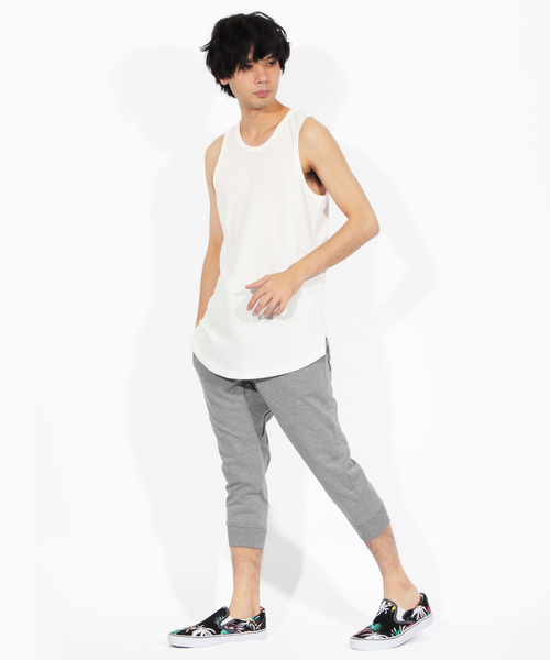 ８(eight)（エイト）の「ジョガー クロップドパンツ スウェット（その他パンツ・メンズ・チャコールグレー/ネイビー/カーキ/ホワイト/ブラック/グレー・MEDIUM/LARGE/X-LARGE）」の10枚目の写真