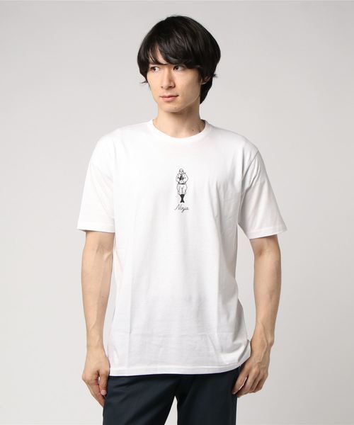 WEGO(ウィゴー)の「WEGO/忍者モチーフTシャツ(Tシャツ/カットソー・メンズ・ホワイト/ブラック・LARGE/SMALL/MEDIUM/X-LARGE)」の5枚目の写真