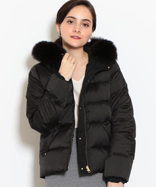 green label relaxing（グリーンレーベルリラクシング）の「◆CS リバーシブル グリーンダウン ジャケット（ダウンジャケット/コート・レディース・ネイビー/ブラック/モカ・34/40/46/44/42/38/36）」の22枚目の写真