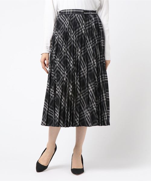 AMERICAN HOLIC(アメリカンホリック)の「チェックプリーツロングスカート(スカート・レディース・レッド系その他7/イエロー系その他/その他8/グリーン系その他5/ベージュ系その他4/ブラック系その他3/その他5/チェック・FREE)」の8枚目の写真