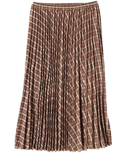 AMERICAN HOLIC(アメリカンホリック)の「チェックプリーツロングスカート(スカート・レディース・レッド系その他7/イエロー系その他/その他8/グリーン系その他5/ベージュ系その他4/ブラック系その他3/その他5/チェック・FREE)」の11枚目の写真