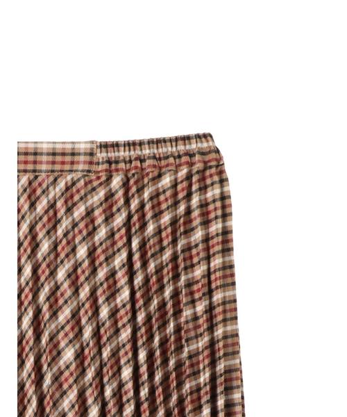 AMERICAN HOLIC(アメリカンホリック)の「チェックプリーツロングスカート(スカート・レディース・レッド系その他7/イエロー系その他/その他8/グリーン系その他5/ベージュ系その他4/ブラック系その他3/その他5/チェック・FREE)」の9枚目の写真