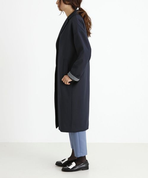 Munich（ミューニック）の「マイクロダブルクロスチェスターコート（チェスターコート・レディース・ベージュ/ネイビー/オリーブ・S/XS）」の17枚目の写真