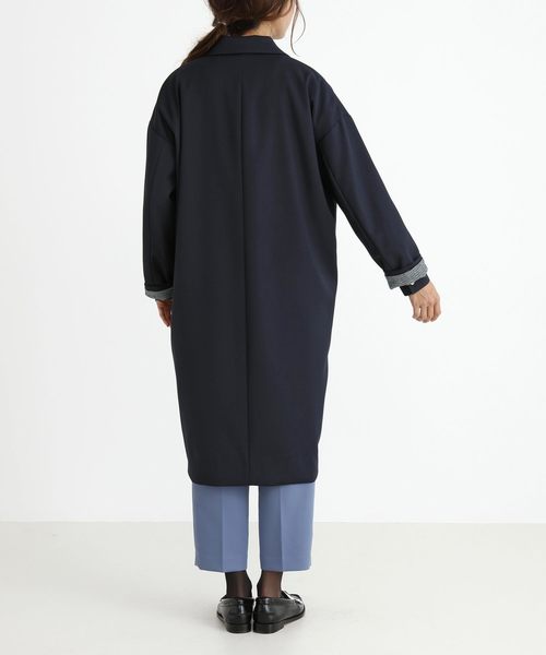 Munich（ミューニック）の「マイクロダブルクロスチェスターコート（チェスターコート・レディース・ベージュ/ネイビー/オリーブ・S/XS）」の16枚目の写真