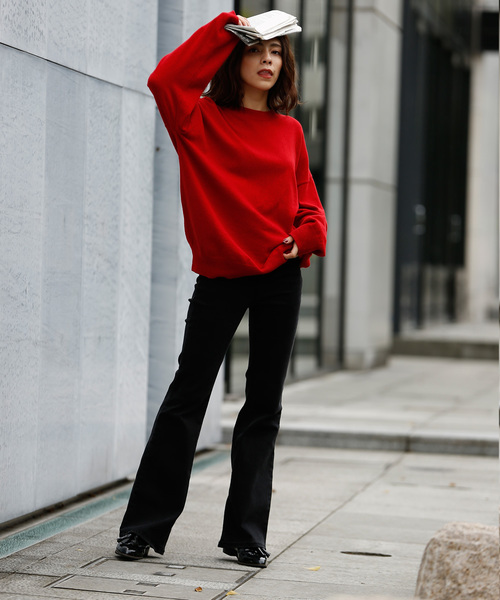 marjour（マージュール）の「STRETCH FLARE DENIM（デニムパンツ・レディース・ブラック/インディゴブルー・SMALL/MEDIUM）」の20枚目の写真