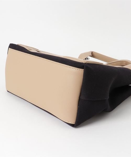 florist(フローリスト)の「【2way】【2点セット】英字入りワイドハンドバッグ(トートバッグ・レディース・ブラウン/イエロー/ブルー/グリーン/ブラック系その他/ベージュ/ブラック系その他2・FREE)」の10枚目の写真