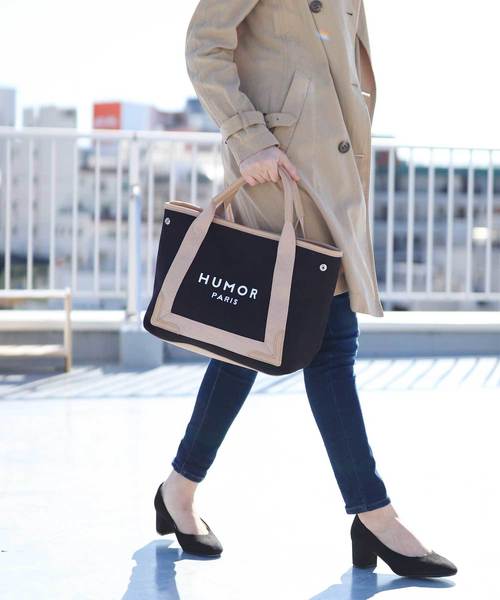 florist(フローリスト)の「【2way】【2点セット】英字入りワイドハンドバッグ(トートバッグ・レディース・ブラウン/イエロー/ブルー/グリーン/ブラック系その他/ベージュ/ブラック系その他2・FREE)」の2枚目の写真