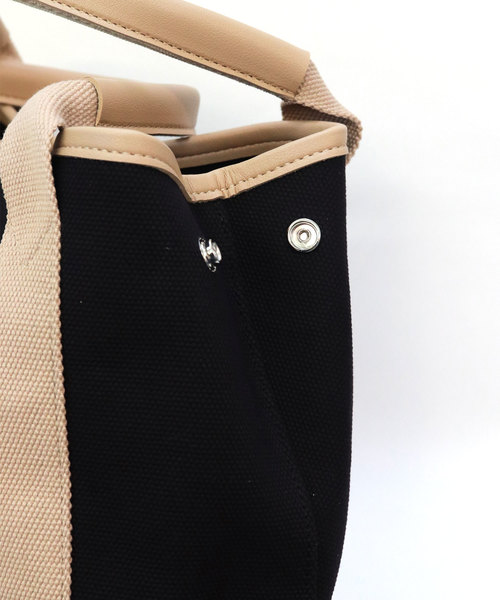 florist(フローリスト)の「【2way】【2点セット】英字入りワイドハンドバッグ(トートバッグ・レディース・ブラウン/イエロー/ブルー/グリーン/ブラック系その他/ベージュ/ブラック系その他2・FREE)」の14枚目の写真