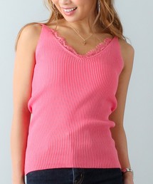 junoah（ジュノア）の「レースリブキャミタンクトップ（タンクトップ）」