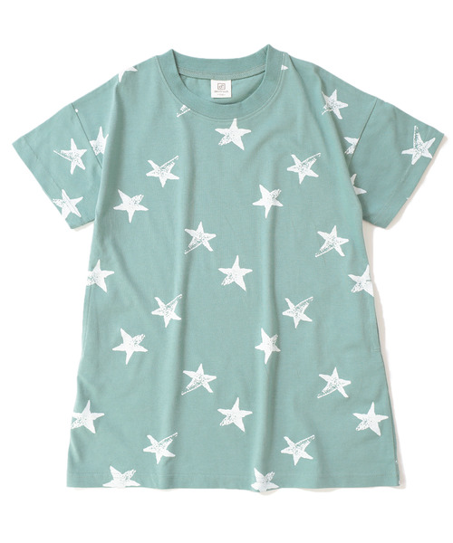 devirock（デビロック）の「総柄BIGシルエットワンピース（ワンピース・キッズ・ホワイト系その他/ブラック系その他/グリーン系その他/ピンク系その他/ホワイト系その他2・110cm/100cm/120cm/130cm/140cm/150cm/160cm）」の17枚目の写真