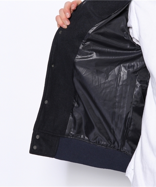 CIAOPANIC TYPY（チャオパニックティピー）の「メルトンリブジャケット（ブルゾン・メンズ・グレー/ネイビー/ブラック・LARGE/MEDIUM/SMALL）」の5枚目の写真