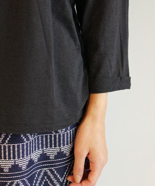 BEAUTY&YOUTH UNITED ARROWS（ビューティーアンドユースユナイテッドアローズ）の「BYBC ∵SANDIEGO 8分袖Tシャツ ◆（Tシャツ/カットソー・レディース・ホワイト/ブラック/ライトグレー/ネイビー・FREE）」の7枚目の写真