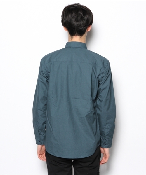 WHO'S WHO gallery（フーズフーギャラリー）の「MA-1ポケットRGシャツ（シャツ/ブラウス・メンズ・ホワイト/ブルー・MEDIUM/LARGE）」の5枚目の写真