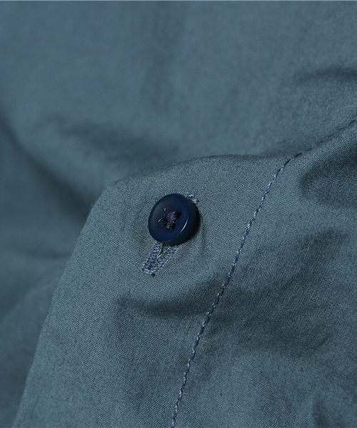 WHO'S WHO gallery（フーズフーギャラリー）の「MA-1ポケットRGシャツ（シャツ/ブラウス・メンズ・ホワイト/ブルー・MEDIUM/LARGE）」の9枚目の写真