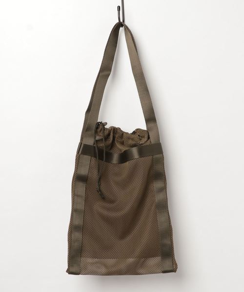 DOUBLE STEAL（ダブルスティール）の「Screen トート（ショルダーバッグ・メンズ・ブラック/カーキ/ブルー・フリー）」の4枚目の写真