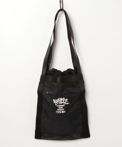 DOUBLE STEAL（ダブルスティール）の「Screen トート（ショルダーバッグ・メンズ・ブラック/カーキ/ブルー・フリー）」の9枚目の写真