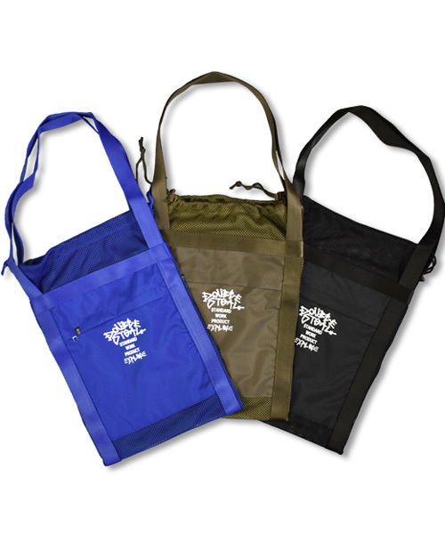 DOUBLE STEAL（ダブルスティール）の「Screen トート（ショルダーバッグ・メンズ・ブラック/カーキ/ブルー・フリー）」の12枚目の写真