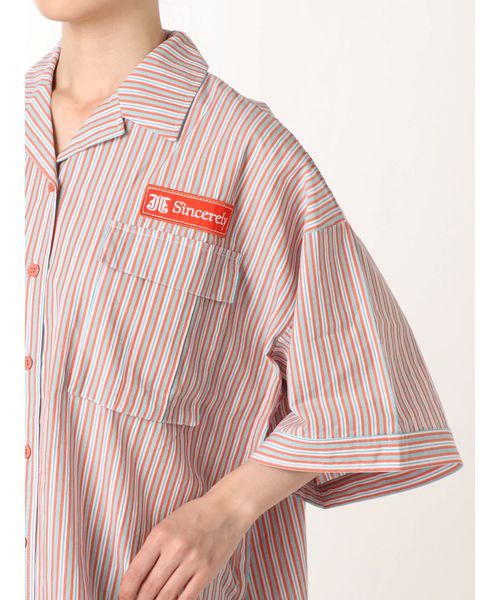 jouetie（ジュエティ）の「ワッペンワークシャツ（シャツ/ブラウス・レディース・カーキ/ボルドー/その他1・MEDIUM）」の11枚目の写真