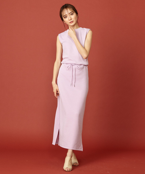 MIIA　ボトルネックリブワンピース MIIA（ミーア）の「ボトルネックリブワンピース（ワンピース）」 - WEAR