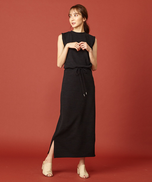 MIIA（ミーア）の「ボトルネックリブワンピース（ワンピース）」 - WEAR