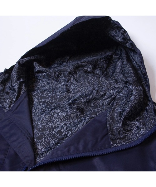 And A（アンドエー）の「toymachine トイマシーン / EF LOGO ANORAK PARKA ロゴアノラックナイロンパーカー フーディー / TMF18JK16（ブルゾン・メンズ・ブラック/ネイビー・LARGE/X-LARGE/MEDIUM）」の4枚目の写真