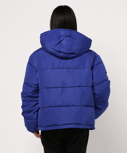 SpRay(スプレイ)の「フードフェイクダウン(ダウンジャケット/コート・レディース・ブラック/パープル/レッド/ブルー/モカ・FREE)」の12枚目の写真