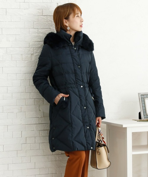 Quilted Down Coat キルティングダウンコート 楽天市場】【s40】【アガウド/AgAwd】Quilting Eco Down Coat