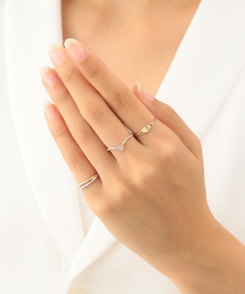 agete（アガット）の「K10SVピンキーリング（リング）」 - WEAR