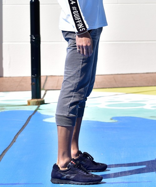 JOKER(ジョーカー)の「【JOKER】カットデニムクロップドパンツ イージーパンツ ジョガーパンツ スウェットデニム 春服(デニムパンツ・メンズ・グレー/インディゴブルー/ブルー・M/L/XL)」の7枚目の写真