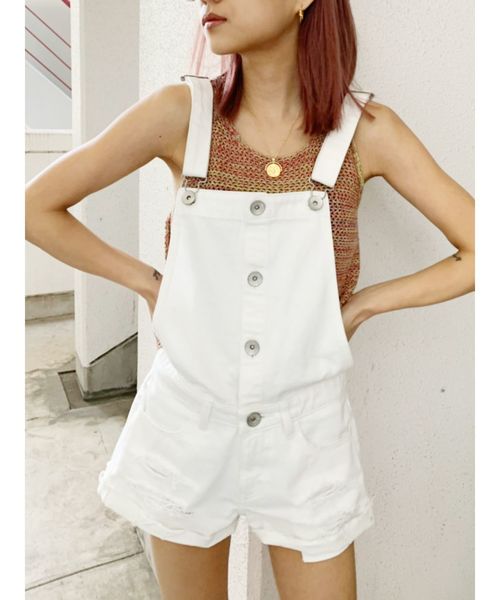 GYDA（ジェイダ）の「MIXショートニットタンク（タンクトップ・レディース・グレー/ブラック/その他1・FREE）」の4枚目の写真