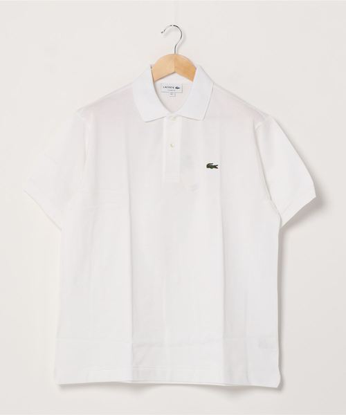 LACOSTE(ラコステ)の「LACOSTE:L1212AL ポロシャツ(ポロシャツ・メンズ・ホワイト/ネイビー/ベージュ/オリーブ・2/4/3/5)」の2枚目の写真