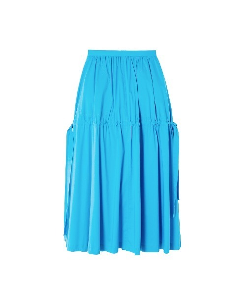 LE CIEL BLUE Cotton Twill Maxi Skirt LE CIEL BLUE Cotton Twill Maxi Skirt